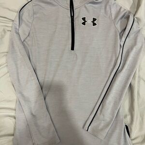 Under Armour Light Gray Long Sleeve Tee